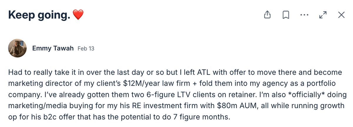 Emmy — Marketing director of $12M law firm + 6-figure clients